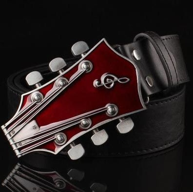 Retro belt western guitar cowboy unisex belt