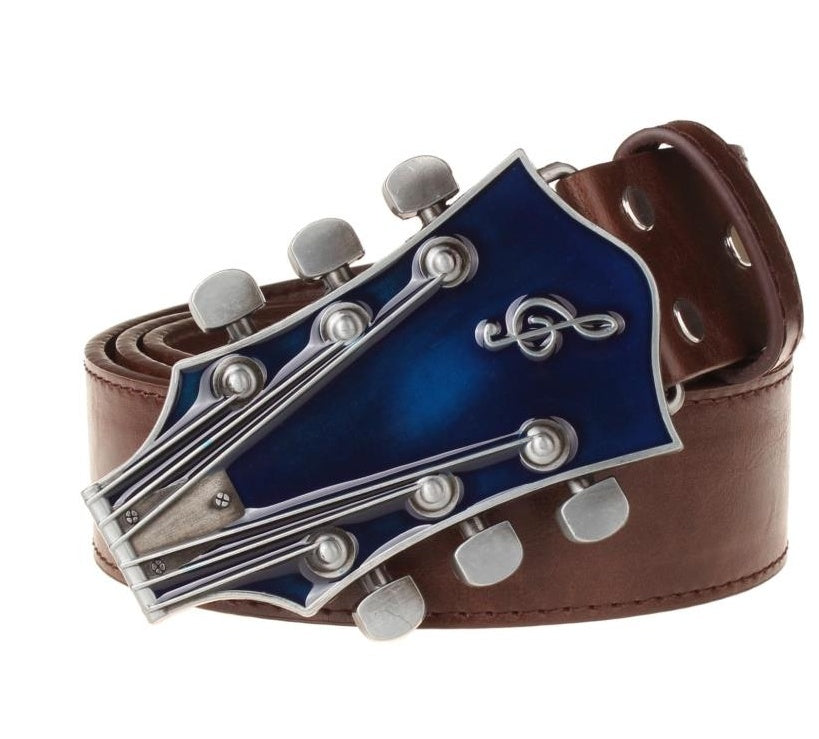 Retro belt western guitar cowboy unisex belt